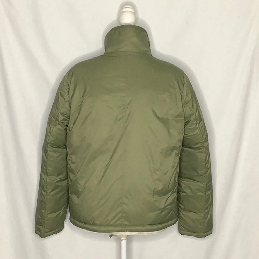 J. Crew Sherpa Lined Puffer Jacket Coat With PrimaLoft Size S